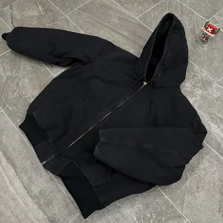 [BUNJANG] Carhartt J130 Duck Active Hooded Jacket (XL) / (XL) 칼하트 덕 액티브 후드자켓 J130 BLK 블랙