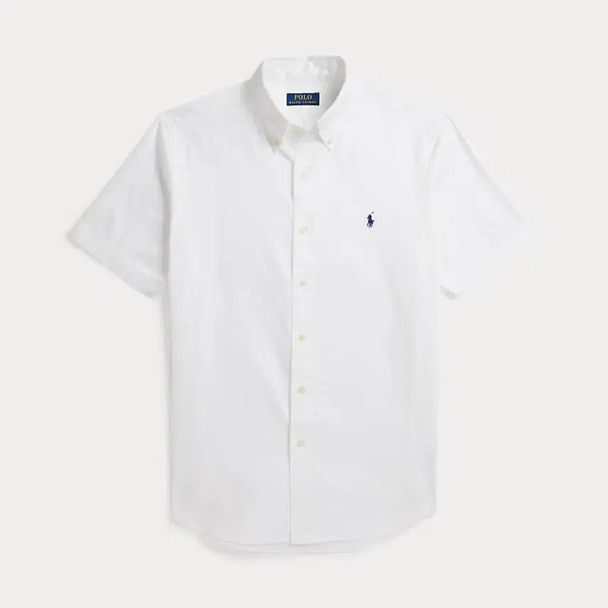 [BUNJANG] Polo Ralph Lauren Classic Fit Featherweight Short Sleeve Shirt / 폴로 랄프로렌 클래식 핏 페더웨이트 반팔 셔츠 L