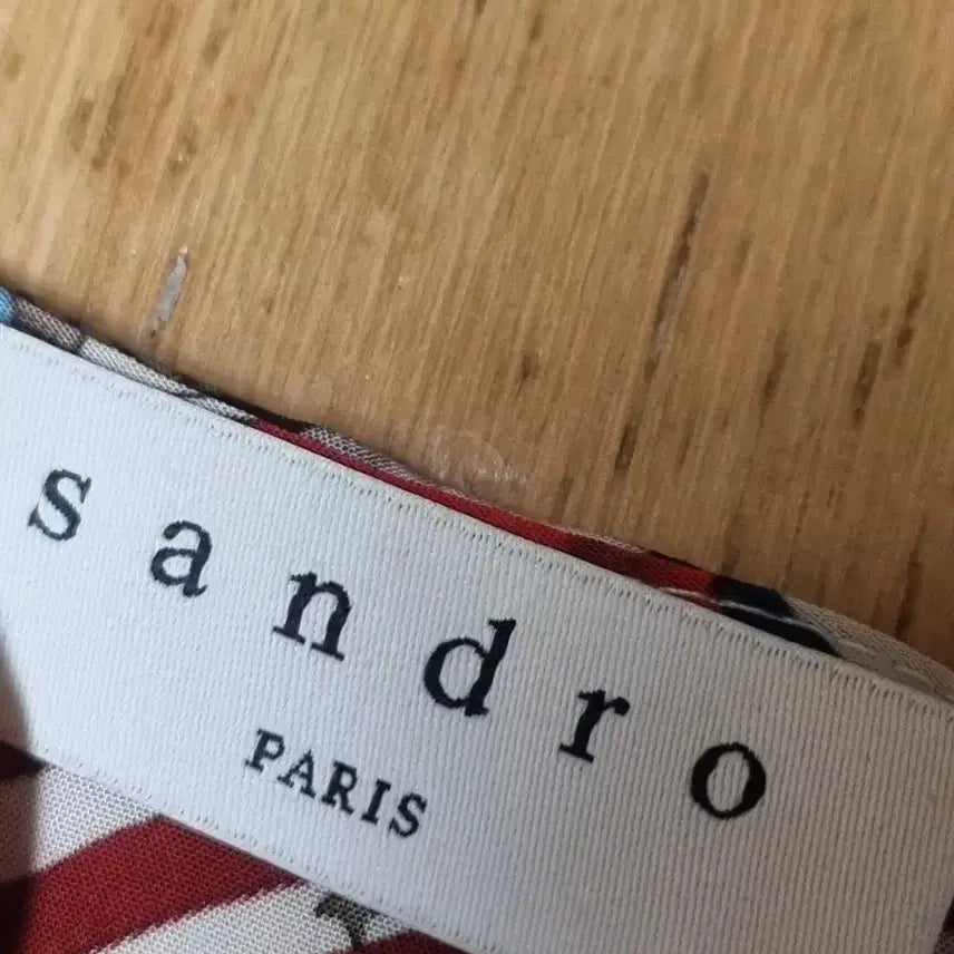 [BUNJANG] Sandro National Flag Pattern Midi Dress / 산드로 국기원피스