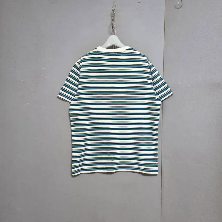 [BUNJANG] Theory Striped Round T-shirt / 띠어리 줄무늬 라운드 티셔츠 M  n3156