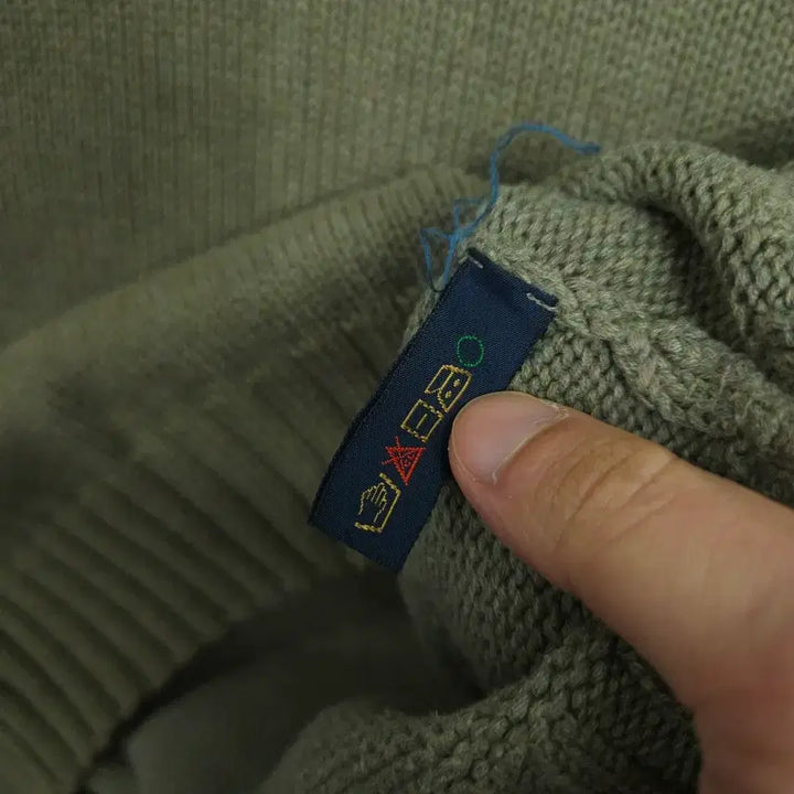 [BUNJANG] Polo Ralph Lauren 90s Cotton Knit Sweater / 90s 폴로 랄프 로렌 코튼 니트