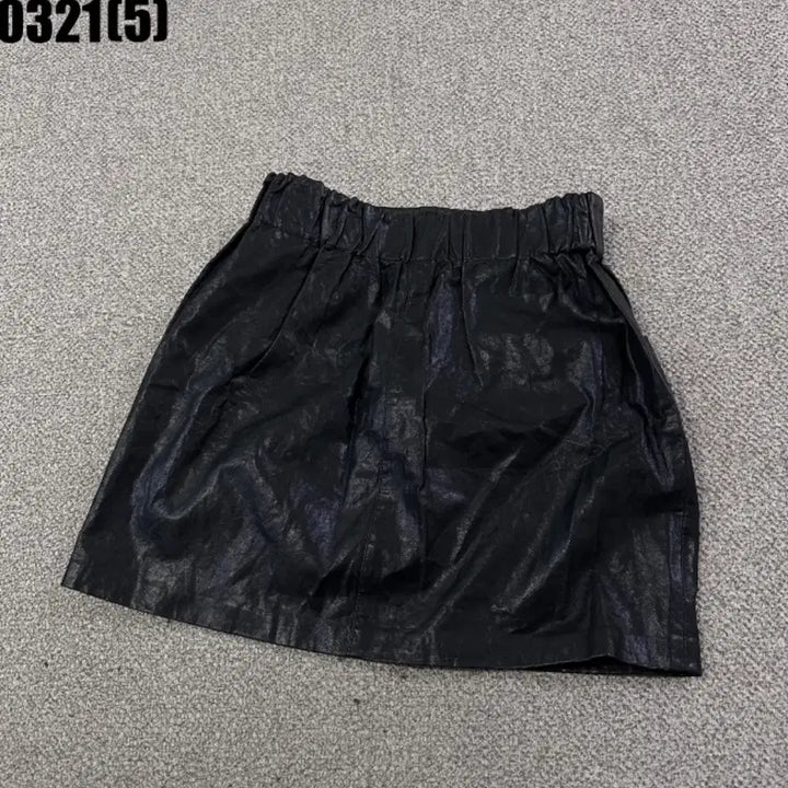 [SOLD OUT] 자라 블랙 레더 미니스커트 0321