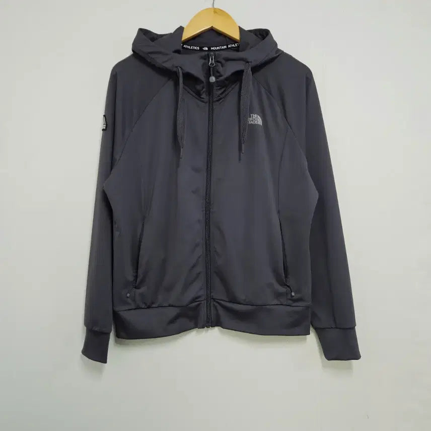 [BUNJANG] North Face Functional Hooded Zip-up Charcoal Gray / 100 노스페이스 기능성 후드집업 차콜그레이