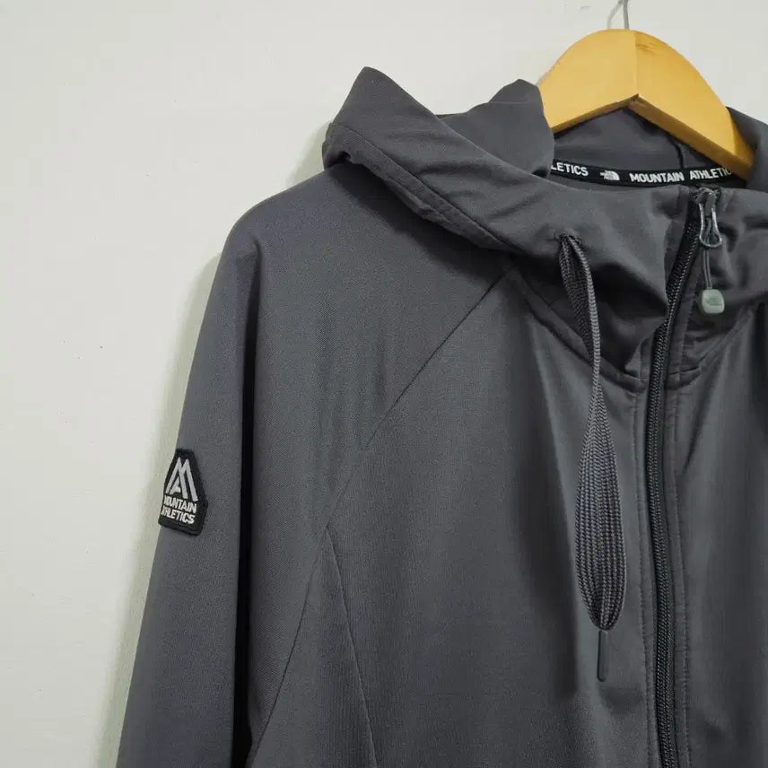 [BUNJANG] North Face Functional Hooded Zip-up Charcoal Gray / 100 노스페이스 기능성 후드집업 차콜그레이