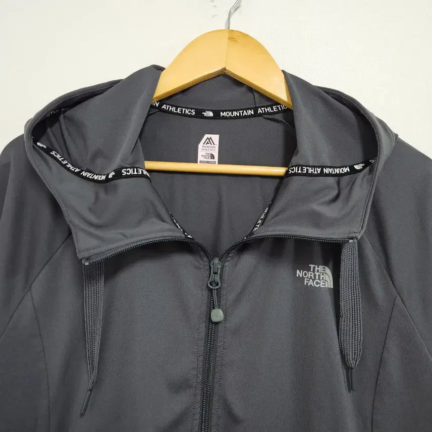 [BUNJANG] North Face Functional Hooded Zip-up Charcoal Gray / 100 노스페이스 기능성 후드집업 차콜그레이