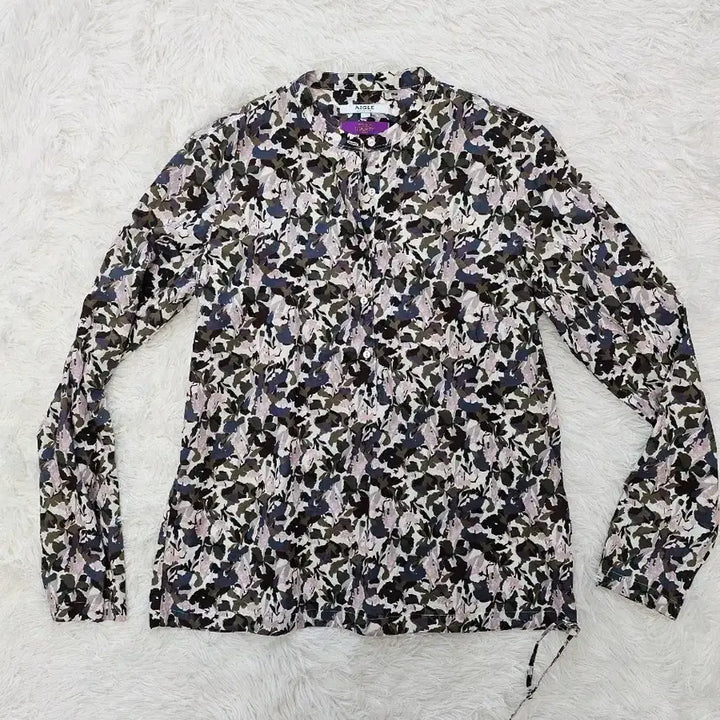 [BUNJANG] AIGLE Floral Pattern Long Sleeve Shirt / AIGLE 에이글 플라워 패턴 롱 슬리브 셔츠