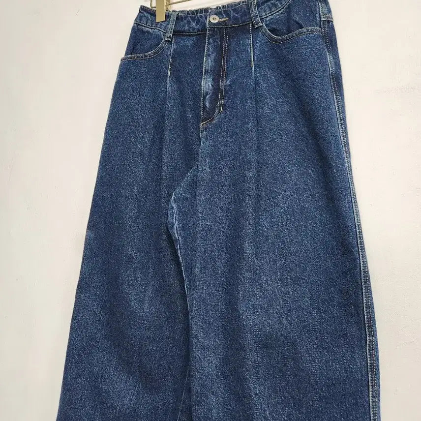 [BUNJANG] Studio Tomboy Wide Denim Hip-Hop Pants / 스튜디오 톰보이2023와이드 데님 힙팝팬츠29뒷밴딩