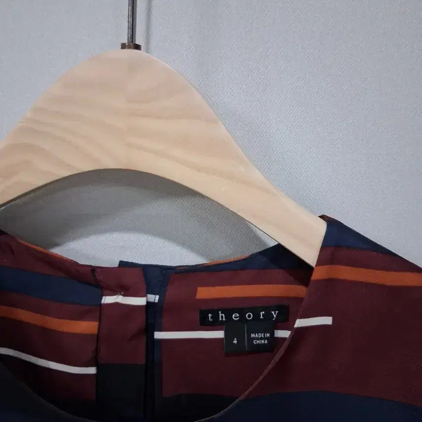 [BUNJANG] Theory Silk Geometric Pattern Dress / 띠어리(Theory)정품실크100% 기아 패턴 원피스4(55)