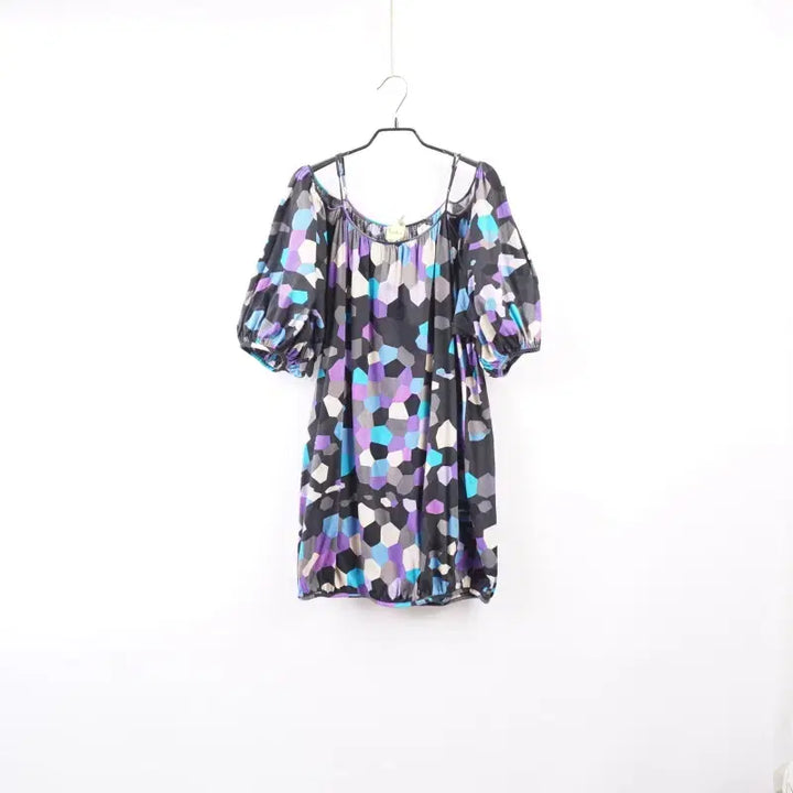 [BUNJANG] PAUL SMITH Honeycomb Off-Shoulder Mini Dress / PAUL SMITH 폴스미스 벌룬 오프숄더원피스 튜닉 미니원피스 C303