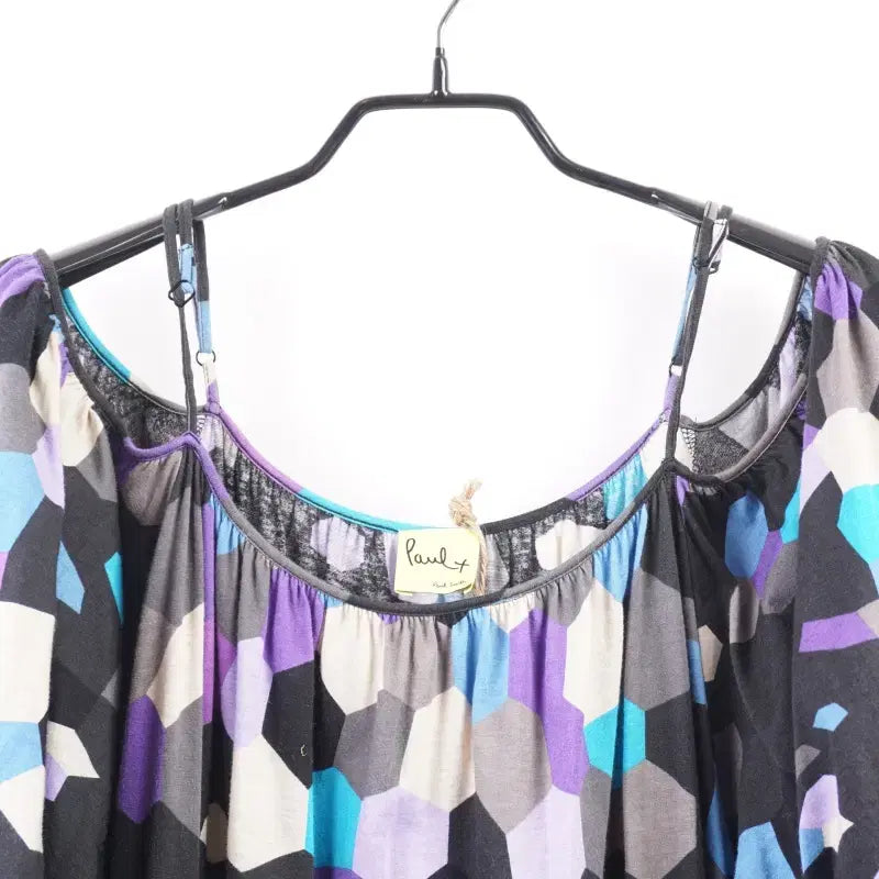 [BUNJANG] PAUL SMITH Honeycomb Off-Shoulder Mini Dress / PAUL SMITH 폴스미스 벌룬 오프숄더원피스 튜닉 미니원피스 C303