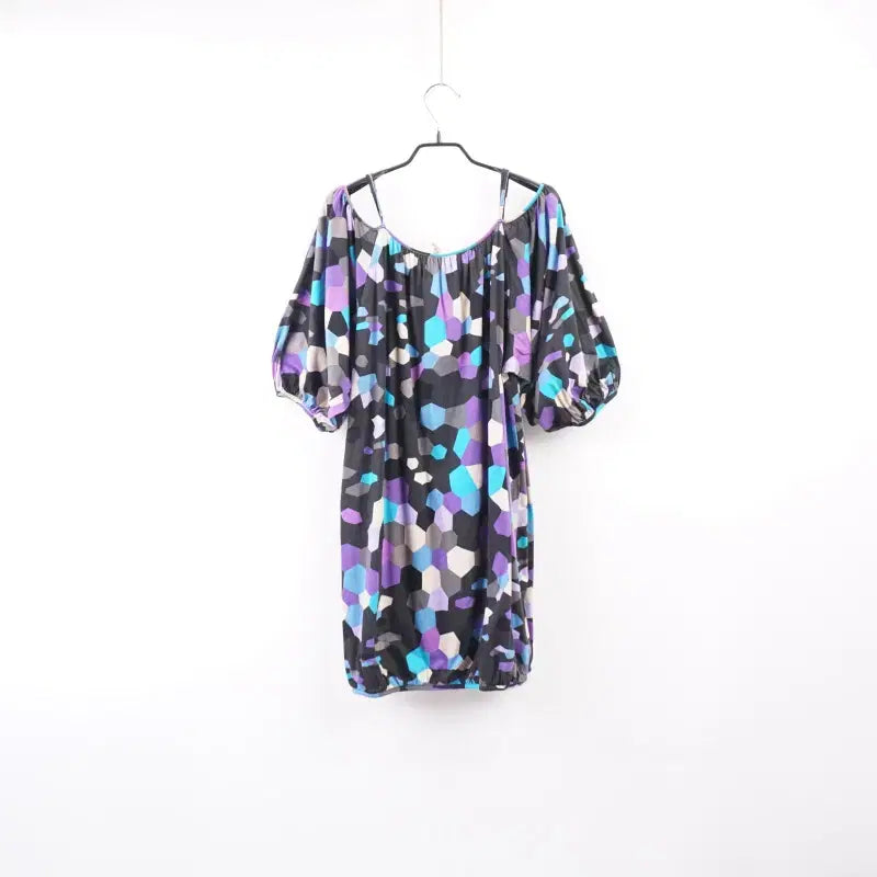 [BUNJANG] PAUL SMITH Honeycomb Off-Shoulder Mini Dress / PAUL SMITH 폴스미스 벌룬 오프숄더원피스 튜닉 미니원피스 C303
