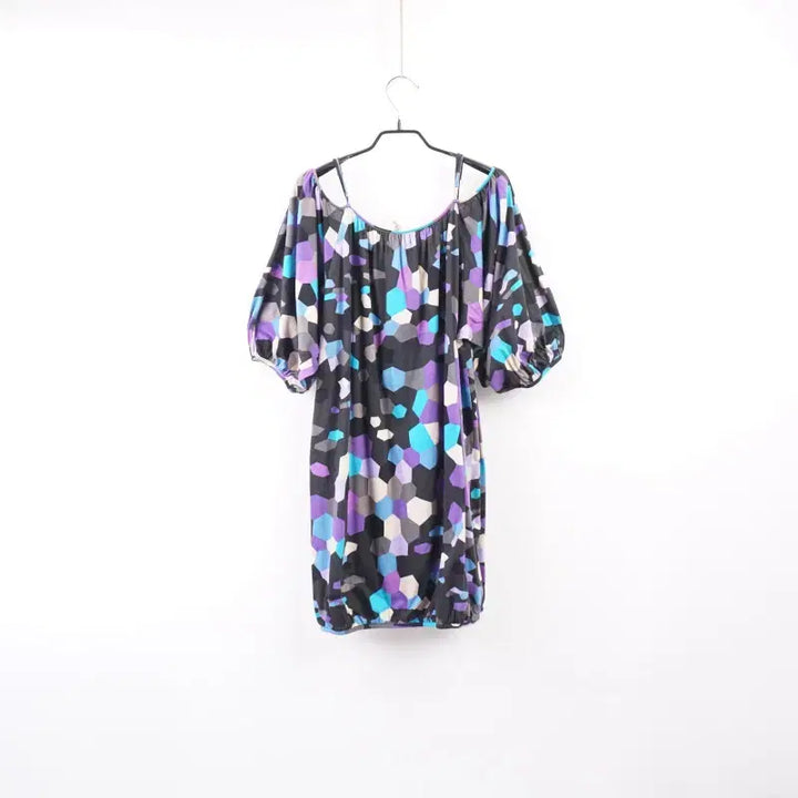 [BUNJANG] PAUL SMITH Honeycomb Off-Shoulder Mini Dress / PAUL SMITH 폴스미스 벌룬 오프숄더원피스 튜닉 미니원피스 C303