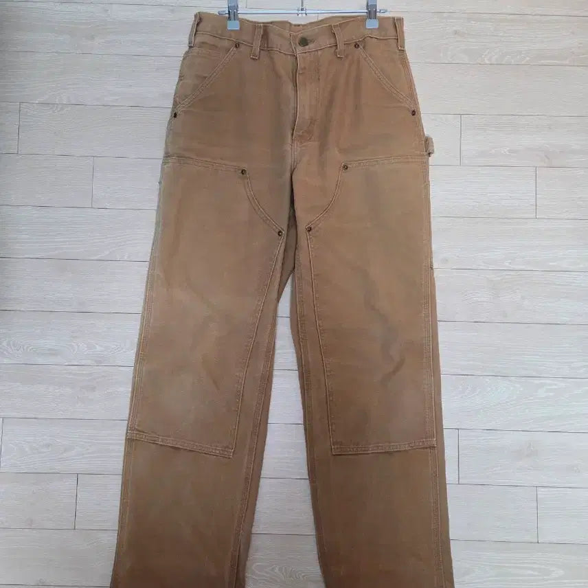 [SOLD OUT] [30 x 32] 칼하트 더블니 팬츠(B136) 브라운