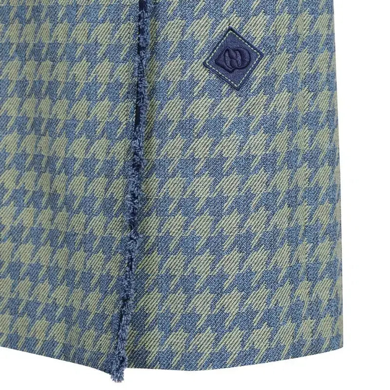 [BUNJANG] Lucky Chouette Houndstooth Skirt / 럭키슈에뜨 하운드 투스 스커트 38
