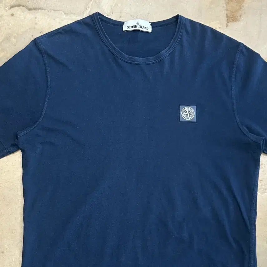 [SOLD OUT] 95 스톤아일랜드 네이비 반팔 티셔츠
