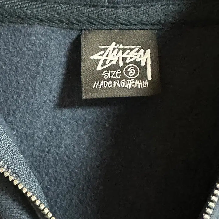 [BUNJANG] Stussy Navy Hooded Zip-up S / 스투시 후드집업 네이비 S
