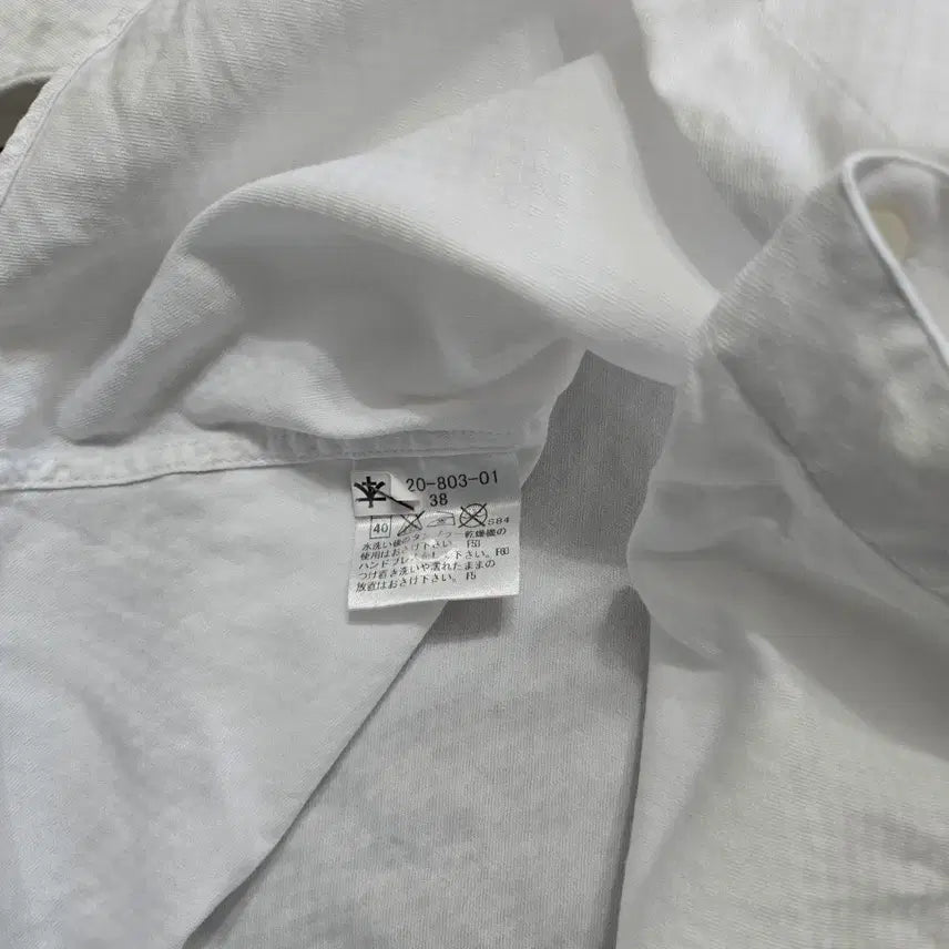[BUNJANG] Burberry Black Label White Shirt / 90) 버버리 블랙라벨 화이트 셔츠
