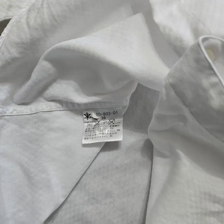 [BUNJANG] Burberry Black Label White Shirt / 90) 버버리 블랙라벨 화이트 셔츠