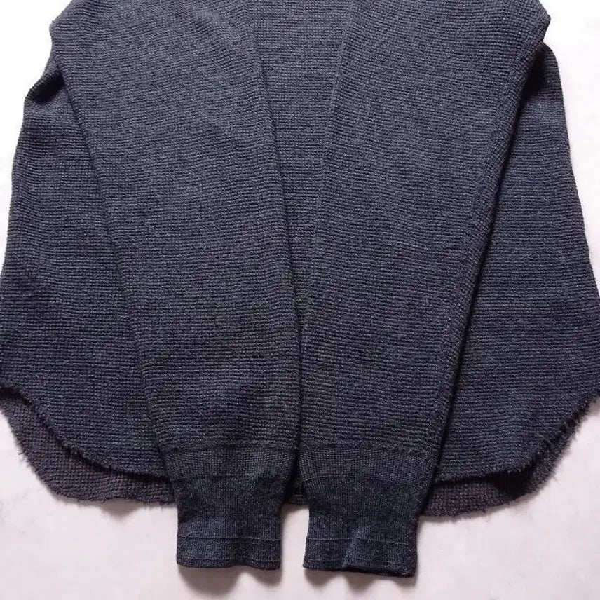[BUNJANG] Pigvel Thermal Waffle Top Graphite Knitwear / 피그벨 써말 와플탑 니트 그라파이트 40size  / 3size