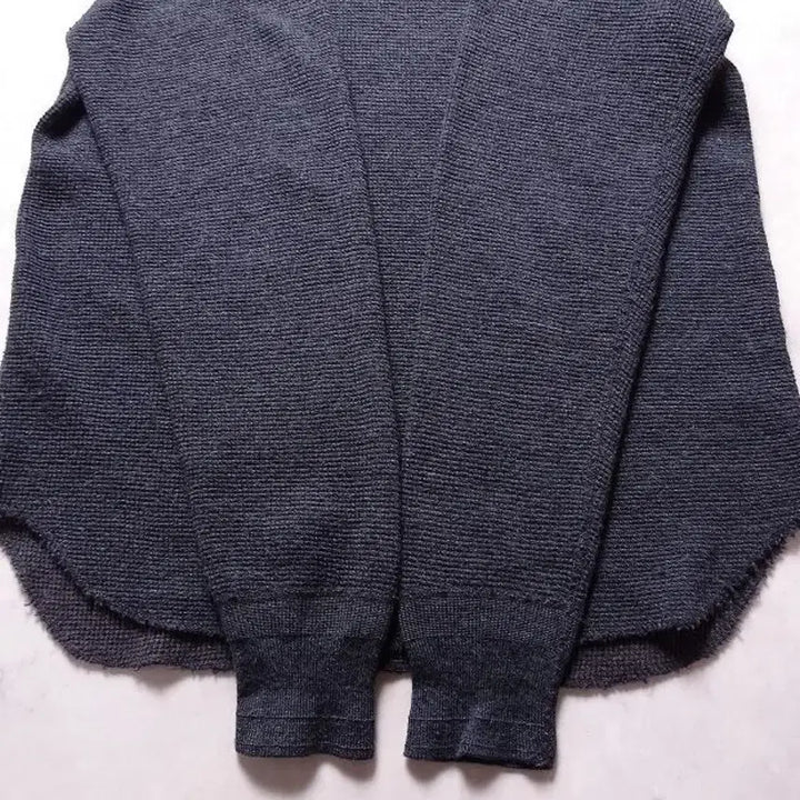 [BUNJANG] Pigvel Thermal Waffle Top Graphite Knitwear / 피그벨 써말 와플탑 니트 그라파이트 40size  / 3size