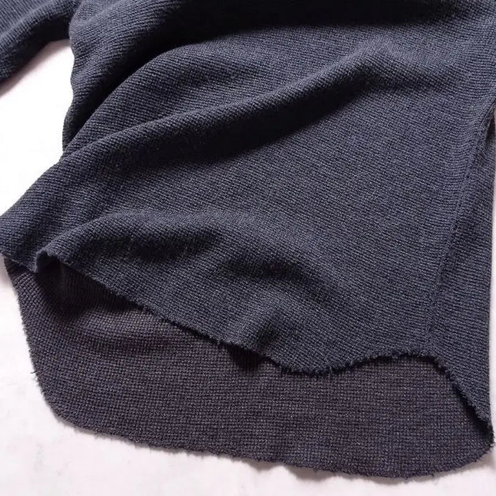 [BUNJANG] Pigvel Thermal Waffle Top Graphite Knitwear / 피그벨 써말 와플탑 니트 그라파이트 40size  / 3size