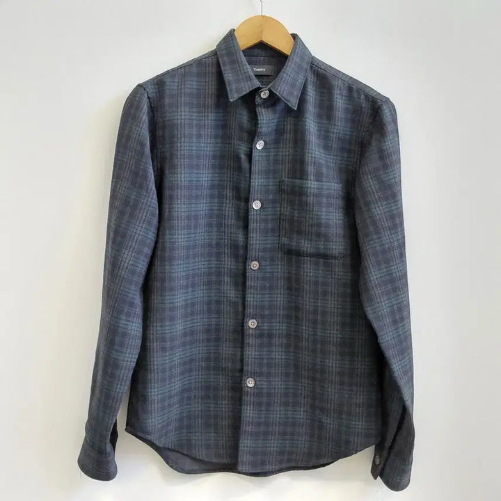 [BUNJANG] Theory Checkered Shirt XS Men&
