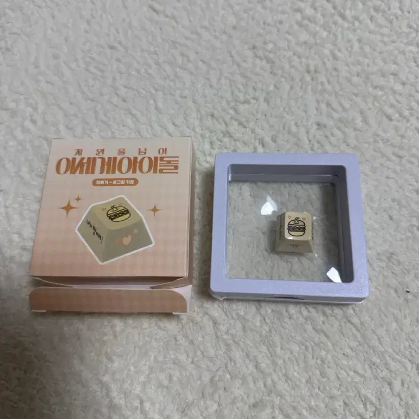 [BUNJANG] Woorld Idol Jingburger Keycap / 이세계아이돌 이세돌 징버거 키캡