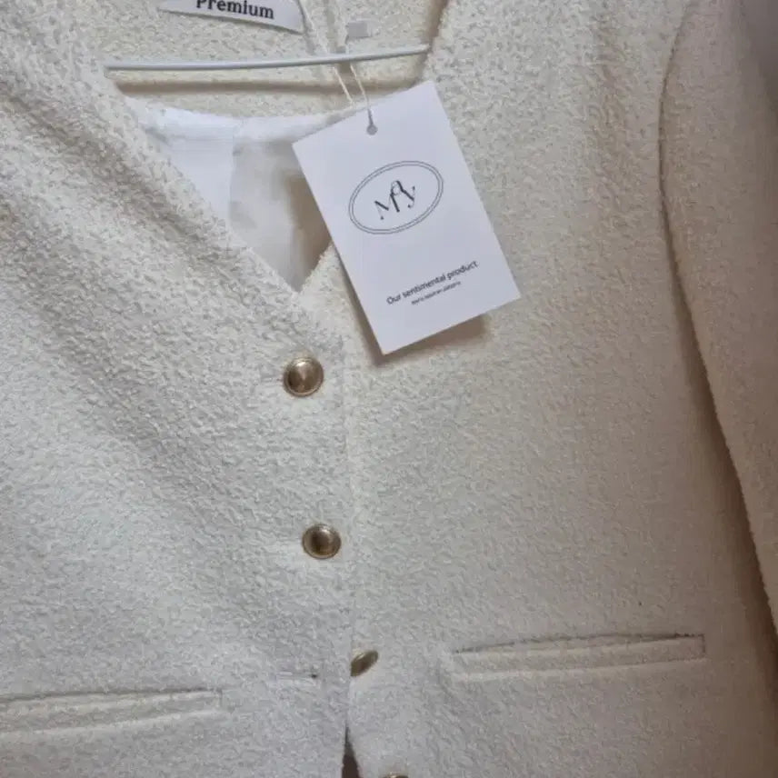 [BUNJANG] Boucle Tweed Jacket / (새상품)부클 트위드 자켓