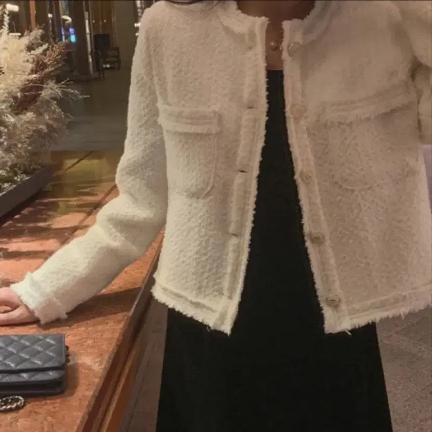 [BUNJANG] Coco Tweed Quilted Jacket / (새상품)(하객룩)코코 트위드 누빔 자켓