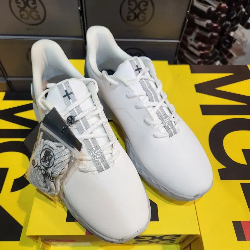 [BUNJANG] G/Fore MG4+ Annual Golf Shoes White / [정품새상품풀박스]지포어 남성 애뉴얼 MG4+ 골프화 화이트