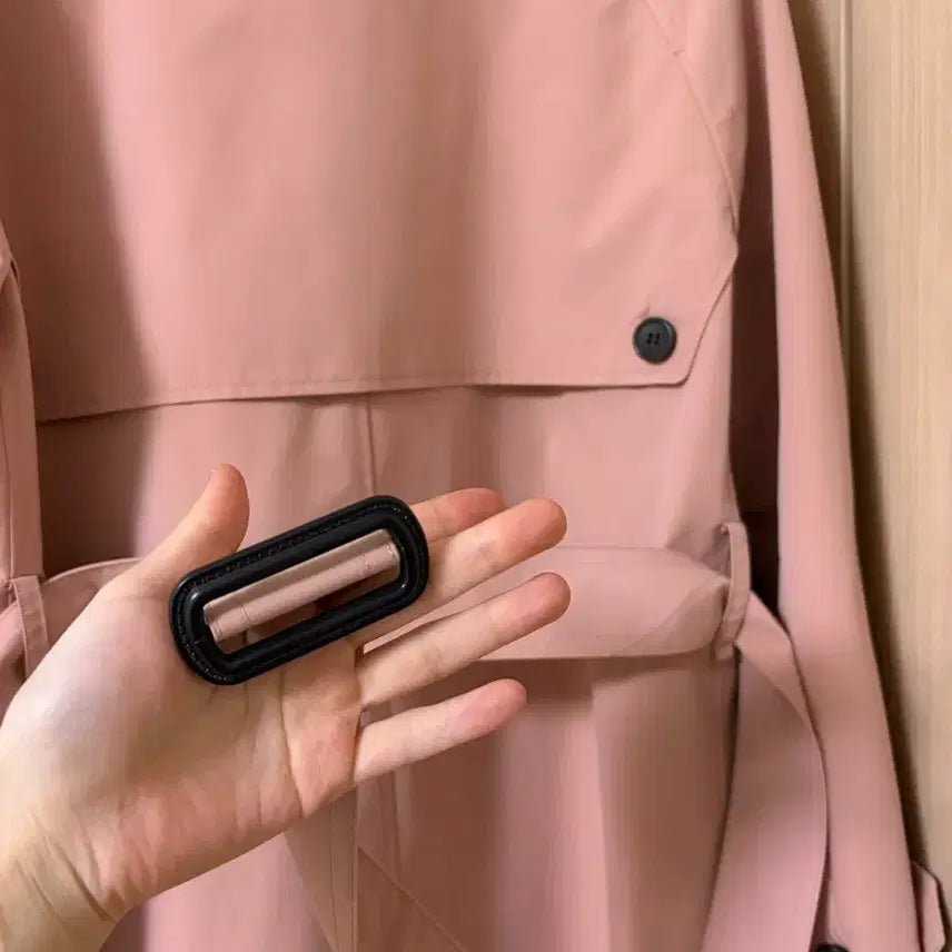 [BUNJANG] Generic 66 Indie Pink Trench Coat / 66 인디 핑크 트렌치 코트 봄 벚꽃 자켓/미쏘 자라 에잇세컨즈 H&amp;M