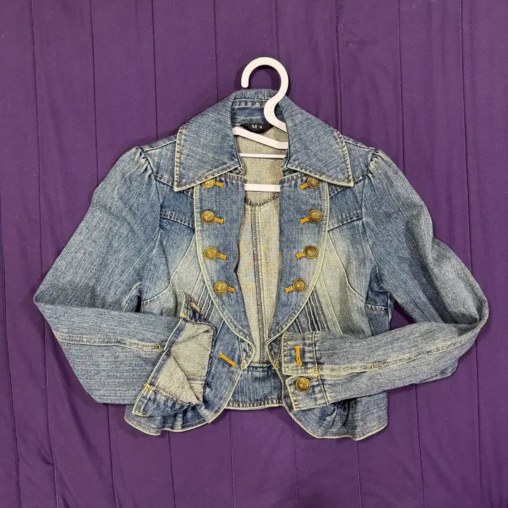 [BUNJANG] Gyaru Denim Button Jacket / 갸루 데님 버튼 청자켓