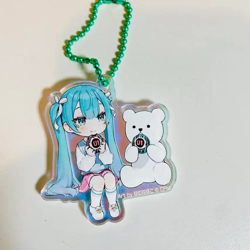[BUNJANG] Hatsune Miku Mint Heim Collaboration Keyring / 하츠네 미쿠 민트하임 콜라보 키링