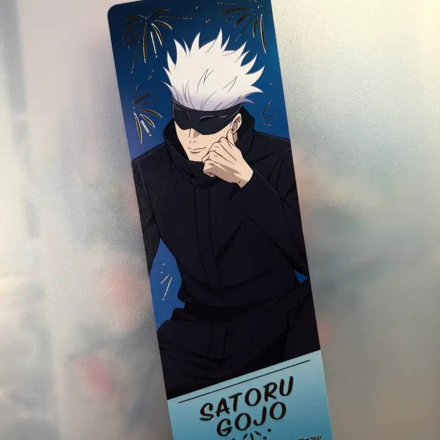 [BUNJANG] Jujutsu Kaisen Gojo Satoru Bookmark Animate POB / 고죠 사토루 애니메이트 책갈피 특전