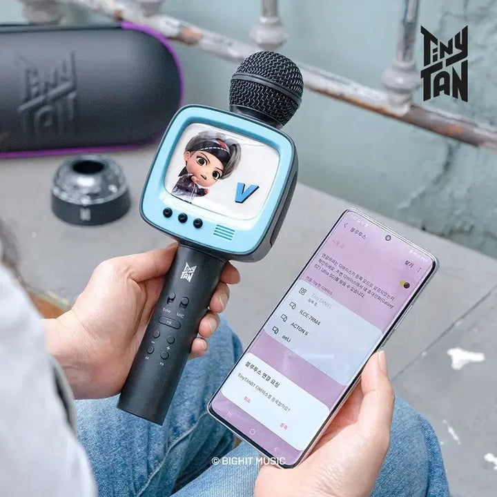 [BUNJANG] BTS V TinyTan Bluetooth Microphone (Sealed) / 방탄소년단 블루투스마이크 V 태형 TinyTan (새상품)