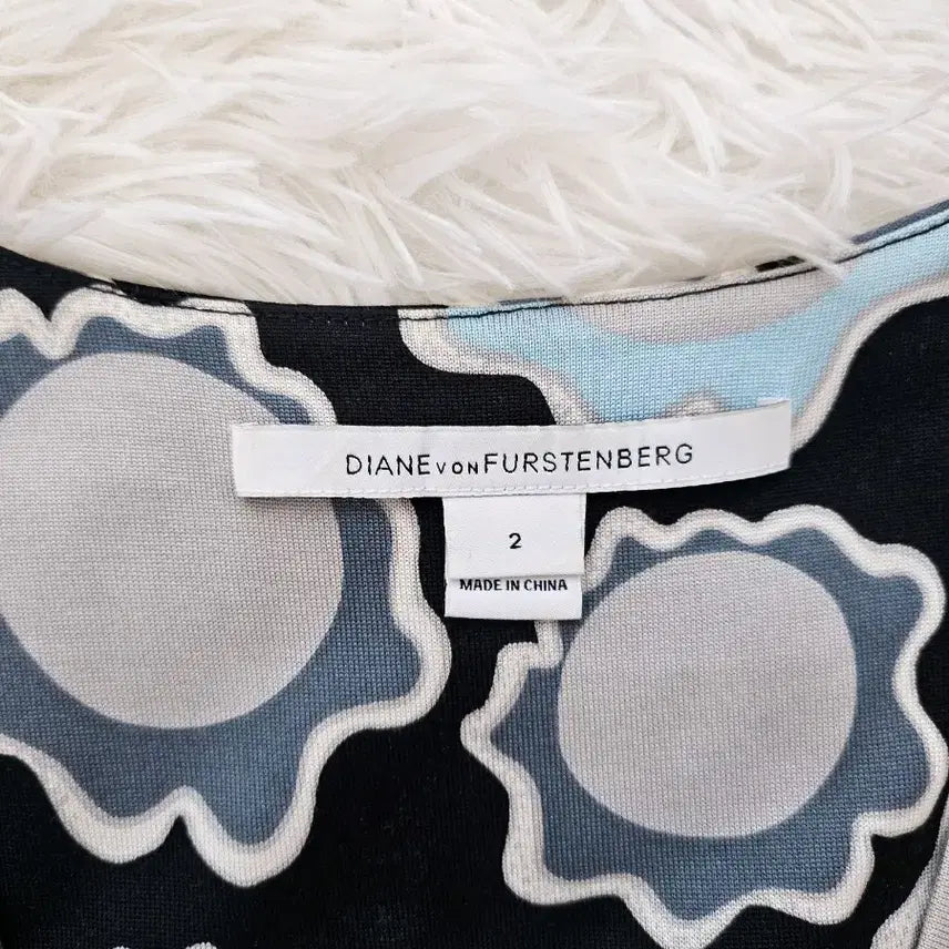 [BUNJANG] Diane von Furstenberg Wrap Dress Size 2 / 다이앤본 FURSTENBERG 랩 원피스 2