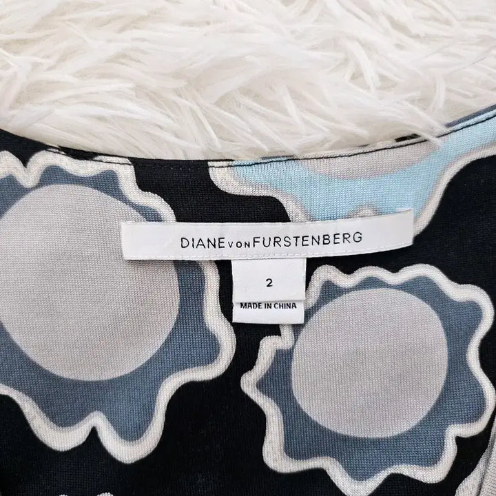 [BUNJANG] Diane von Furstenberg Wrap Dress Size 2 / 다이앤본 FURSTENBERG 랩 원피스 2