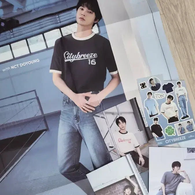 [BUNJANG] NCT Doyoung CITY BREEZE Poster Sticker Postcard Set / NCT 도영 CITY BREEZE 포스터 스티커 엽서