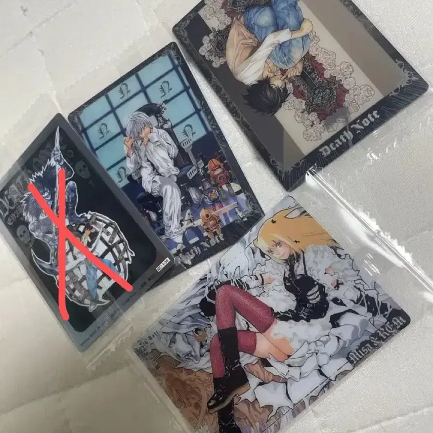 [BUNJANG] Death Note Wafer Card Set / 데스노트 웨하스카드 3종 일괄 엘 미사 니아