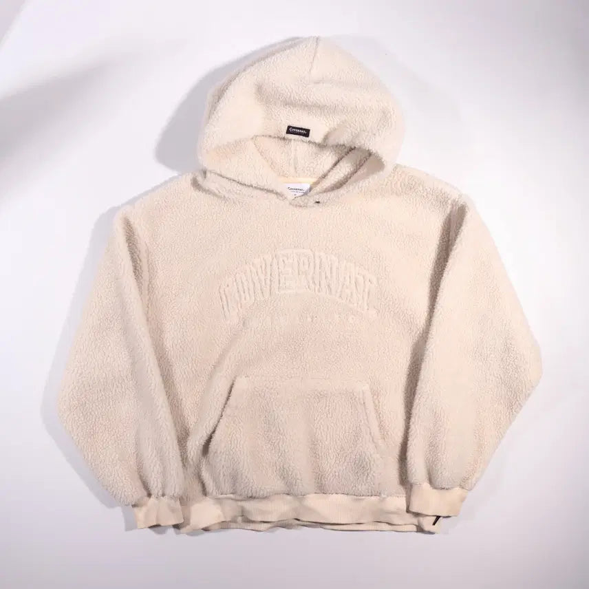 [BUNJANG] Covernat B368 Fleece Hoodie / 커버낫 후리스 후드티 B368