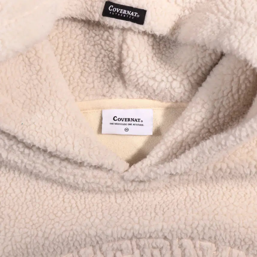 [BUNJANG] Covernat B368 Fleece Hoodie / 커버낫 후리스 후드티 B368