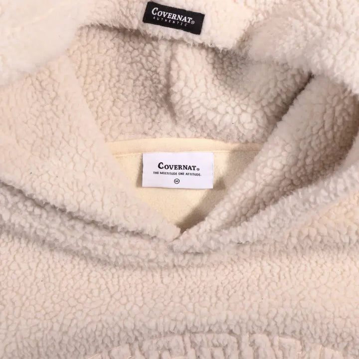 [BUNJANG] Covernat B368 Fleece Hoodie / 커버낫 후리스 후드티 B368