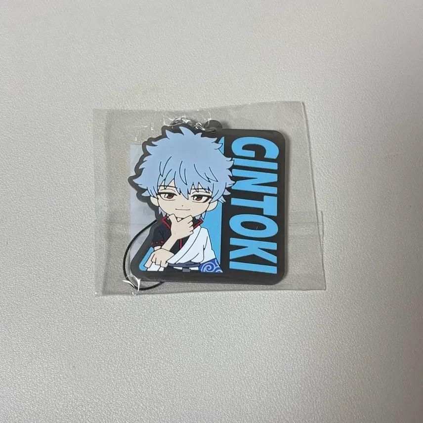 [BUNJANG] Gintama Gintoki Rubber Strap Keyring / 은혼 굿즈 팔버스 특전 긴토키 러버스트랩 러버키링
