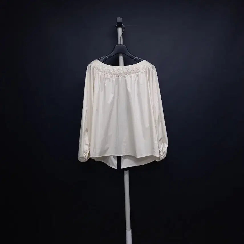 [BUNJANG] TIME Spring Summer Autumn Cotton Loose 8-9分 Sleeve Blouse / 새 타임 춘하추 루즈박시핏 8부9부길이 블라우스 F 44-77