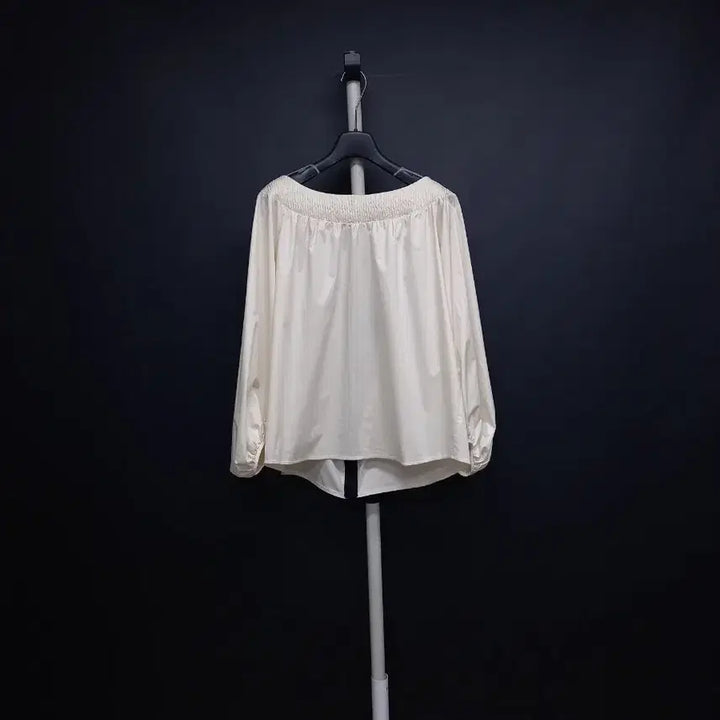 [BUNJANG] TIME Spring Summer Autumn Cotton Loose 8-9分 Sleeve Blouse / 새 타임 춘하추 루즈박시핏 8부9부길이 블라우스 F 44-77