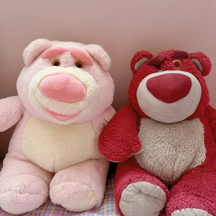 [BUNJANG] Disney Toy Story Lotso Plush Doll Set / 디즈니 토이스토리 랏소 인형 (딸기우유/오리지널) 2개 세트