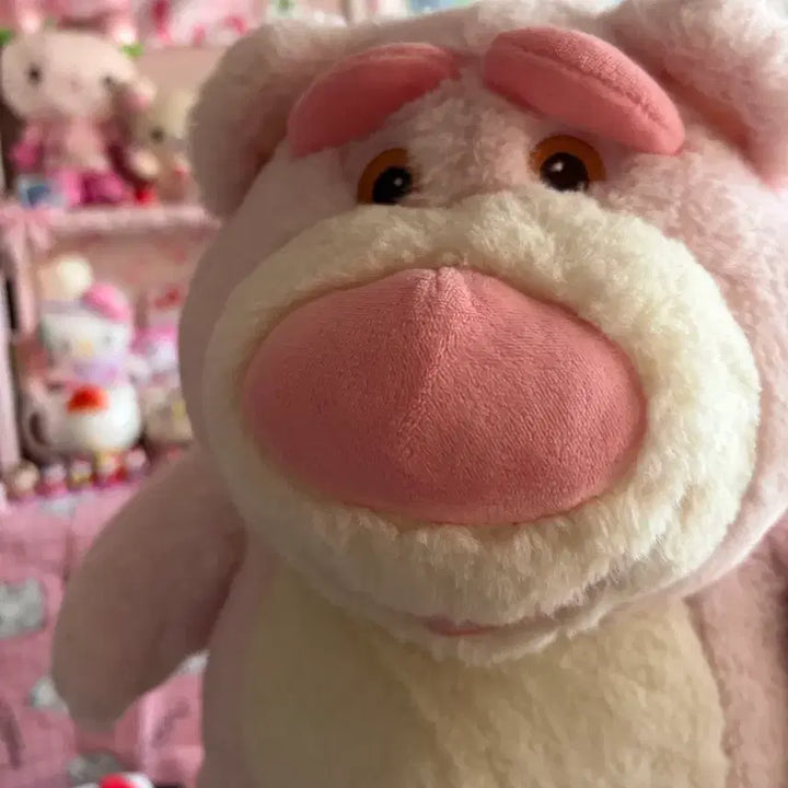 [BUNJANG] Disney Toy Story Lotso Plush Doll Set / 디즈니 토이스토리 랏소 인형 (딸기우유/오리지널) 2개 세트