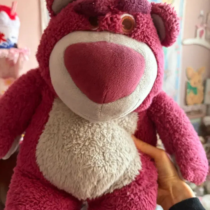 [BUNJANG] Disney Toy Story Lotso Plush Doll Set / 디즈니 토이스토리 랏소 인형 (딸기우유/오리지널) 2개 세트