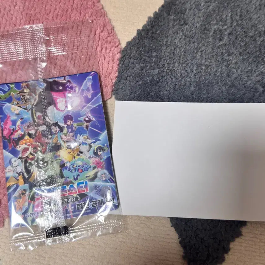 [BUNJANG] Pokemon Ditto Promo Card &amp; Sticker (Unsealed) / 잠실 포켓몬 메타몽 프로모 카드 미개봉 +스티커 미사용