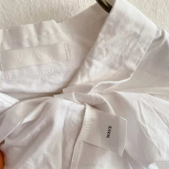 [BUNJANG] Wave Crop Shirt (Free Size) / 프리) 웨이브 크롭 셔츠